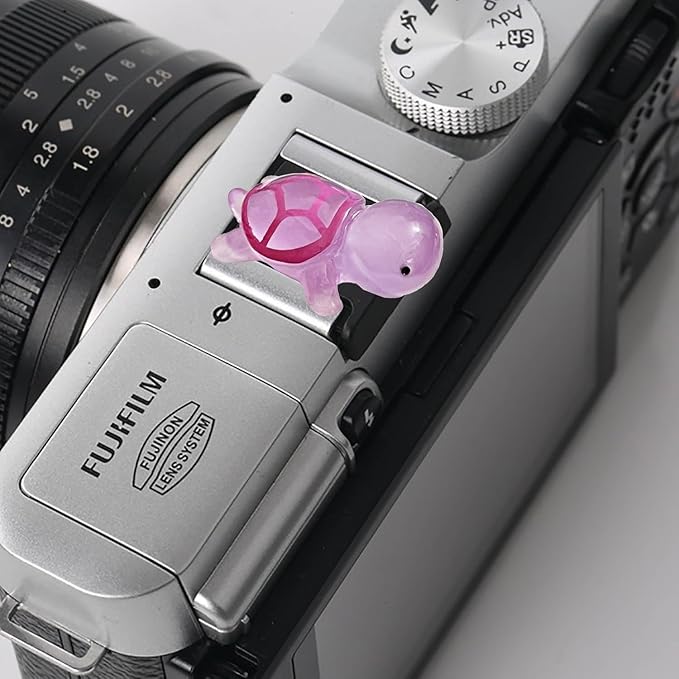 Camera Hot Shoe Cover, Cute Hot Shoe Cap, Hot Shoe Protector Compatible with Sony Fujifilm Fuji Canon Nikon Pentax Leical Panasonic (Blue & Purple Tortoise)