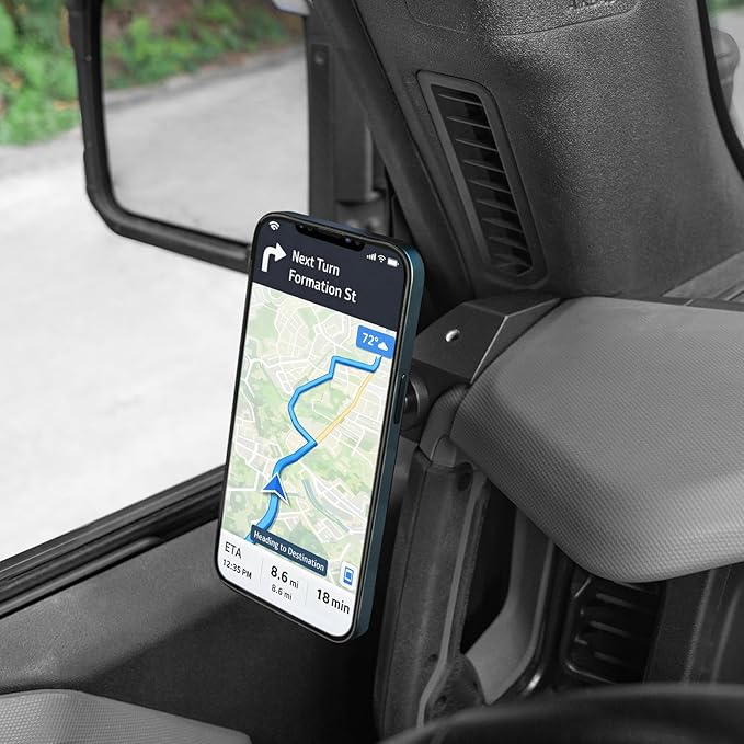Magnetic Phone Holder for Car – Magnetic Phone Mount for Ford Bronco Accessories, 360° Rotating Smartphone Stand for Ford Bronco 2021–2025, Driver Side