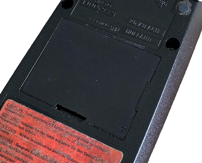 Replacement Battery Door Cover For TI-58 TI-59 Plus Graphing Calculator Black