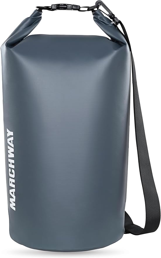 MARCHWAY Floating Waterproof Dry Bag Backpack 5L/10L/20L/30L/40L, Roll Top Sack Keeps Gear Dry for Kayaking, Rafting, Boating, Swimming, Camping, Hiking, Beach, Fishing