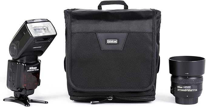 Think Tank Thin Skin Changer Pop Down V3.0 Compressible Modular System Pouch for Gripped Camera Body or 2 Small Lenses