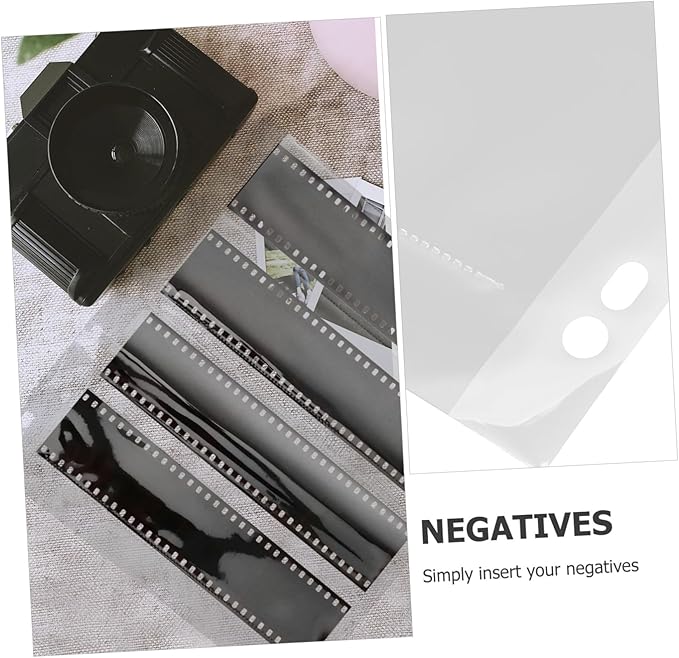 10pcs Heavy Duty Film Negative Sleeves for Storage Supplies Archival Photo Holders