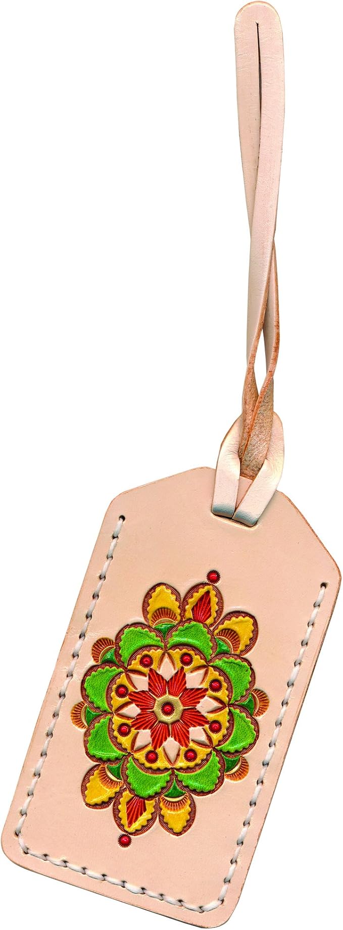 Realeather Luggage Tag Leathercraft Kit, Natural