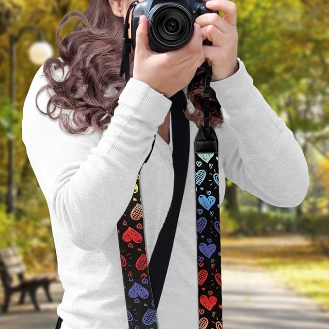 GLENLCWE Camera Strap, Camera Strap for Photographers Neck Strap Replacement Fit Most Cameras