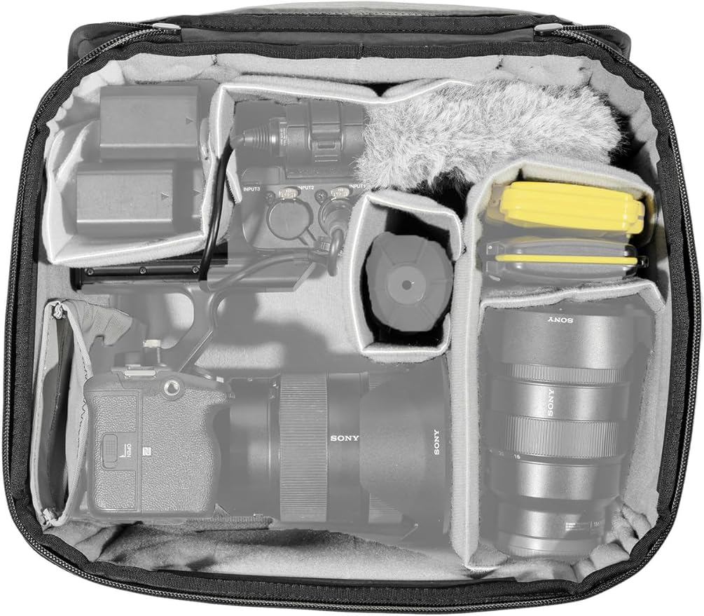 Peak Design Camera Cube V2, Smedium (Small/Medium), Custom Organization and Protection, Weatherproof Shell with Interior Padding, Camera Bag Insert Compatible Travel & Outdoor Bags