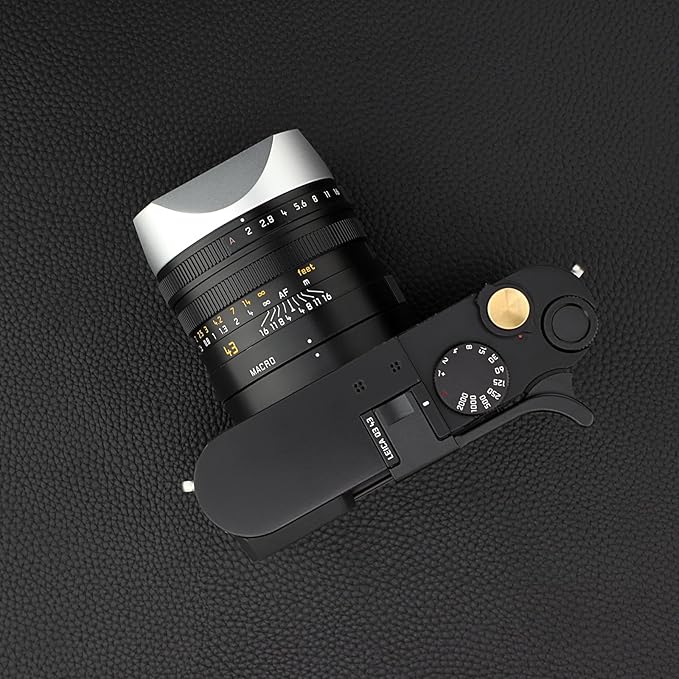 Haoge Metal Square Lens Hoods for Leica Q3-43 Q3 Camera Accessories Silver LH-LQ343W
