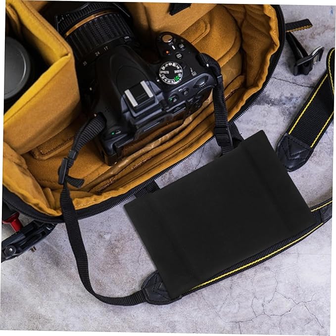 2Pcs Padded Camera Bag Inserts Dividers for Camera Protection Shock Absorbing Compartment Dividers for Backpack Organizer Travel Friendly Design for Photographers