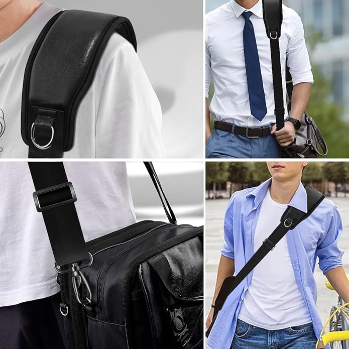 77-Inch Shoulder Strap For Bags Featuring An Ultra-Cushion Breathable Pad, And Double Adjustable Buckles For Versatility