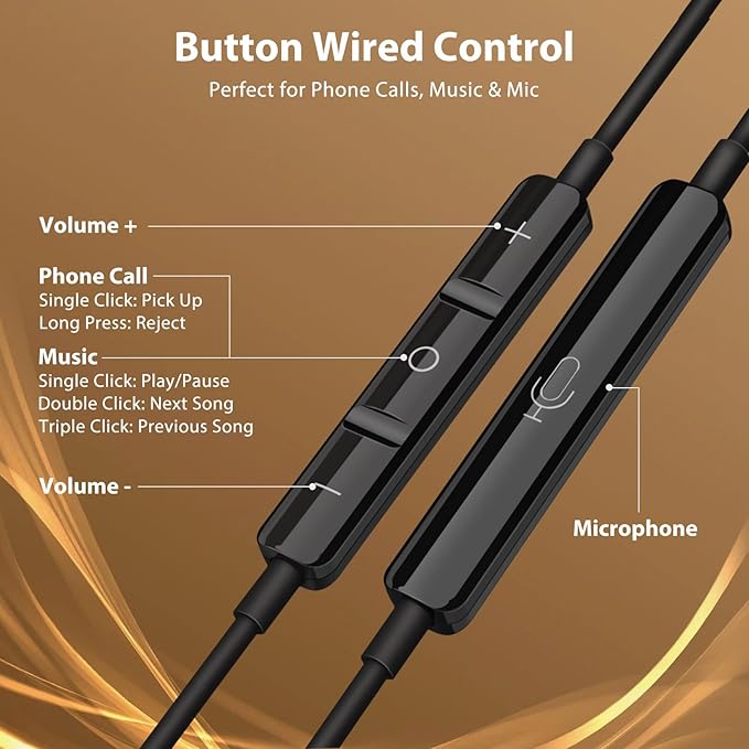 Jiunai USB C Wired Earbuds for iPhone 17 Pro Max 16 15 Plus Headphone with Mic In Ear Magnetic Noise Isolated Stereo AUX Corded Type C Earphone for Samsung Galaxy S26 S25 S24 for iPad Pixel Metal Grey