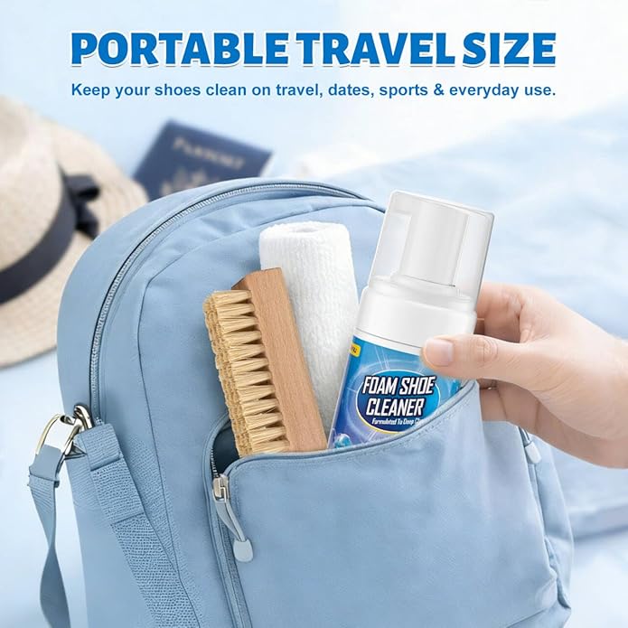 Shoe Cleaner, Sneaker Cleaner Foam for Removing Stains and Dirt, Shoe Cleaning Kit for White Shoes