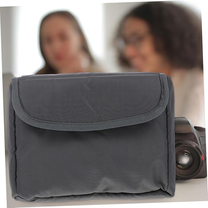 OKUMEYR Padded DSLR Camera Bag Insert with Lens Pouch for Travel and Photography Portable Digital Camera Case Compatible with Backpacks Organizer