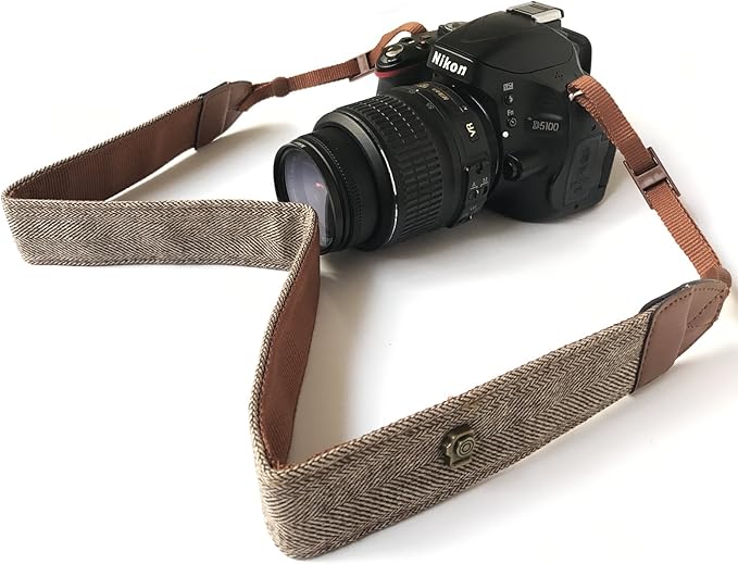 Alled Camera Strap Neck, Adjustable Vintage Soft Camera Straps Shoulder Belt for Women/Men,Camera Strap for Nikon/Canon/Sony/Olympus/Samsung/Pentax ETC DSLR/SLR