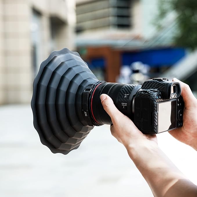 [Upgraded] Silicone Lens Hood,Anti Reflective Camera Lens Hood for Diameter 73-88mm Lens,Foldable Reversible Lens Shade for Canon EF 17-40 18-200 EF-S 10-22 Nikon AF-S 10-24 16-35 17-55 and More Lens