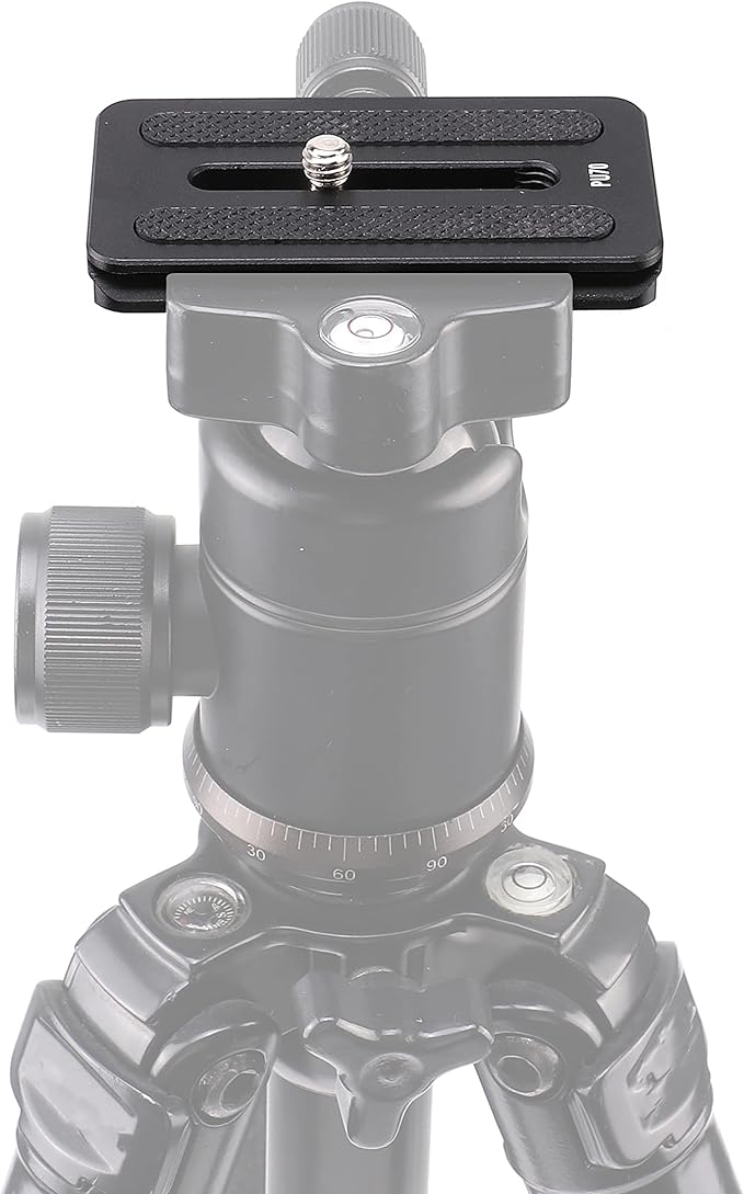Hersmay 70mm Camera Mounting Quick Release Plate for DJI Ronin SC Gimbal Compatible with ARCA-Swiss/Kirk/Wimberley/Markins/Benro Quick Release Plates for Camera Tripod Ballhead