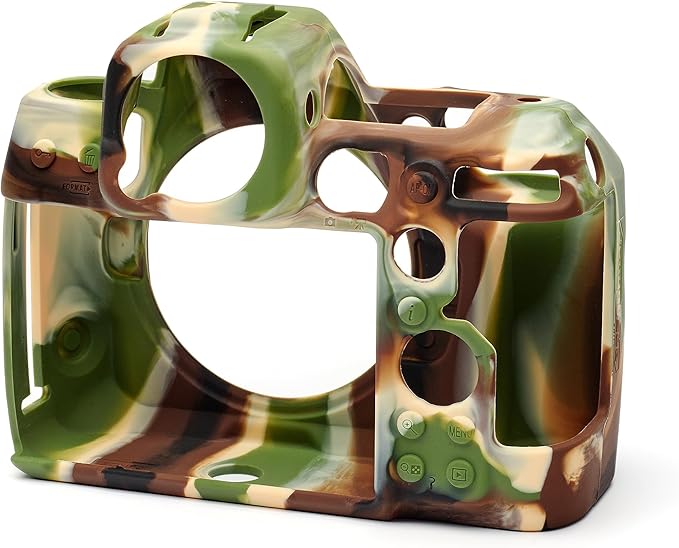 easyCover - Silicone Camera case - Protection Compatible for Your Camera Nikon Z8 - Camouflage