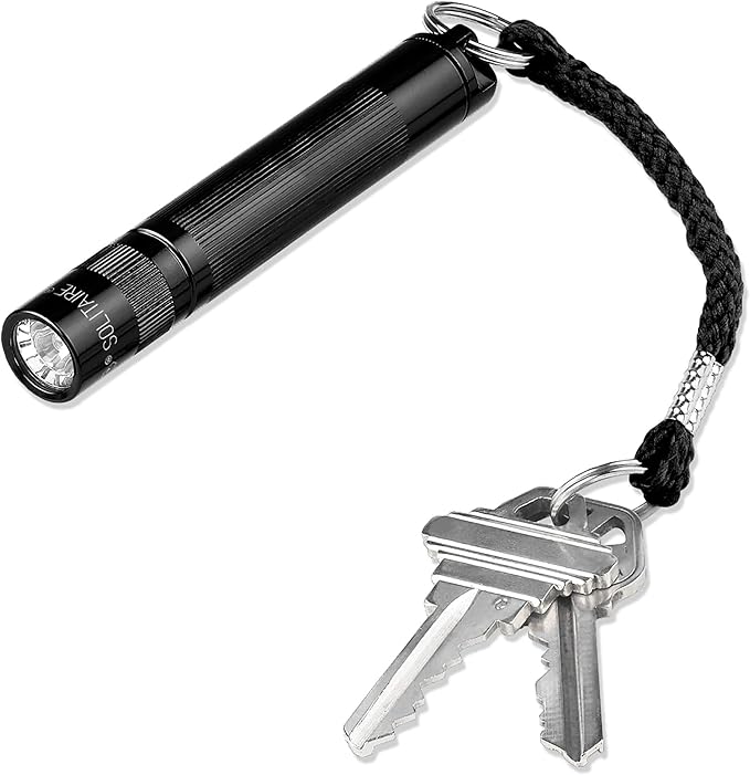 Maglite Solitaire Incandescent 1-Cell AAA Flashlight Black