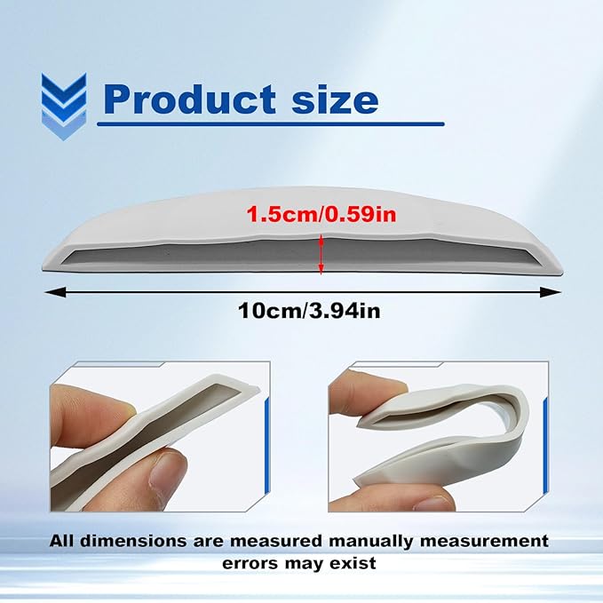Car Reversing Camera rain Cover, Car Backup Camera Protective Sticker, Silicone rain Sticker Wider Design for Blocking Rainwater Cars Accessories Rain Cover(White)