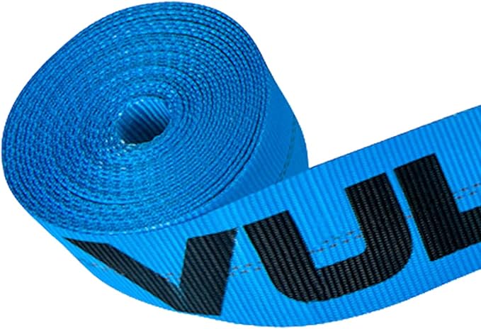 VULCAN Ratchet Strap with Chain Anchors - 4 Inch x 30 Foot - 2 Pack - 6,600 Pound Safe Working Load