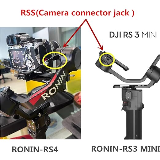 DYTDIEYINGTU RSS-P for DJI Ronin stabilizer Connected to GH Remote Shutter Cable Camera and Video Shutter Release Control Cable s5 s5m2x gh4 gh5 g85 g9 gh6 Connected to sc rs2 rs3/Mini/pro rs4/pro