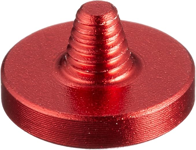 NinoLite 2 Pack Camera Soft Release Shutter Button Red Compatible with FujiFilm Leica Sony and Other Screw-in Buttons