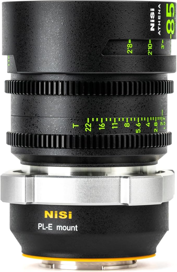 NiSi - Athena PL to E Mount Adapter - High Precision Converter for Using PL Lenses on Sony E Mount Cameras - Enhanced Cinematic Performance and Creative Flexibility - Camera & Photography Accessories