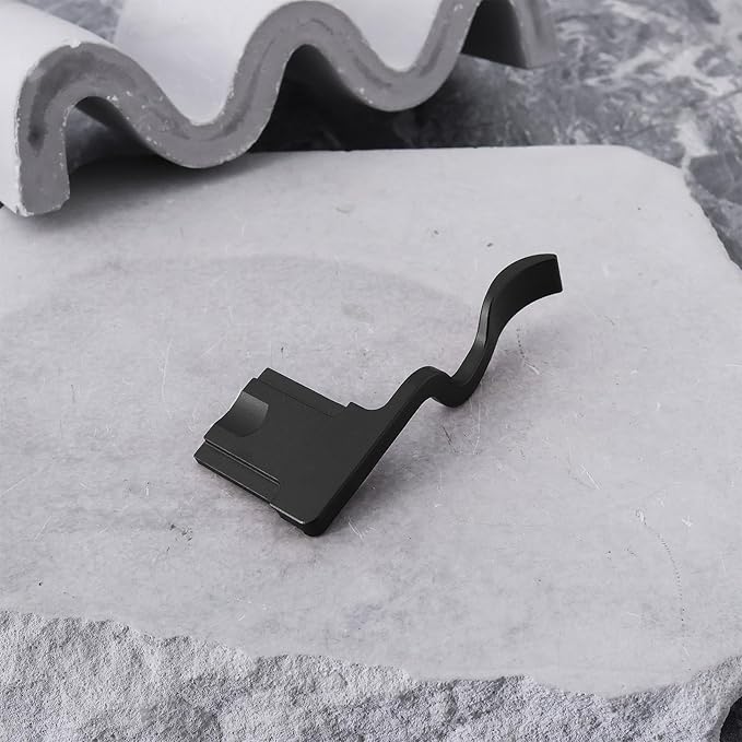 Camera Hot Shoe Thumb Up Rest Hand Grip with Concave Shutter Release Button Compatible with Fujifilm XT50 XT5 XT4 XT3 XT30 XT2 XT20 XT10 Digital Camera, Black