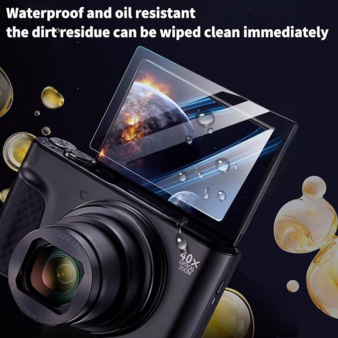 kinokoo Screen Protector for Leica Q Camera, 0.25mm 9H Hardness Tempered Glass Film Crystal Clear Leica Q Film Bubble-free/Anti-scratch(2 pack)