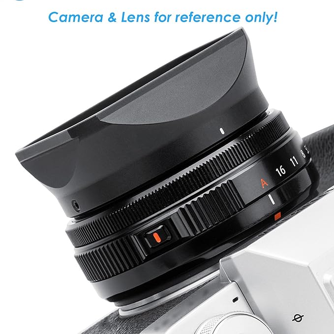 JJC Metal Square Lens Hood for Fuji XF 27mm f2.8 R WR & XF 27mm f/2.8 Lense