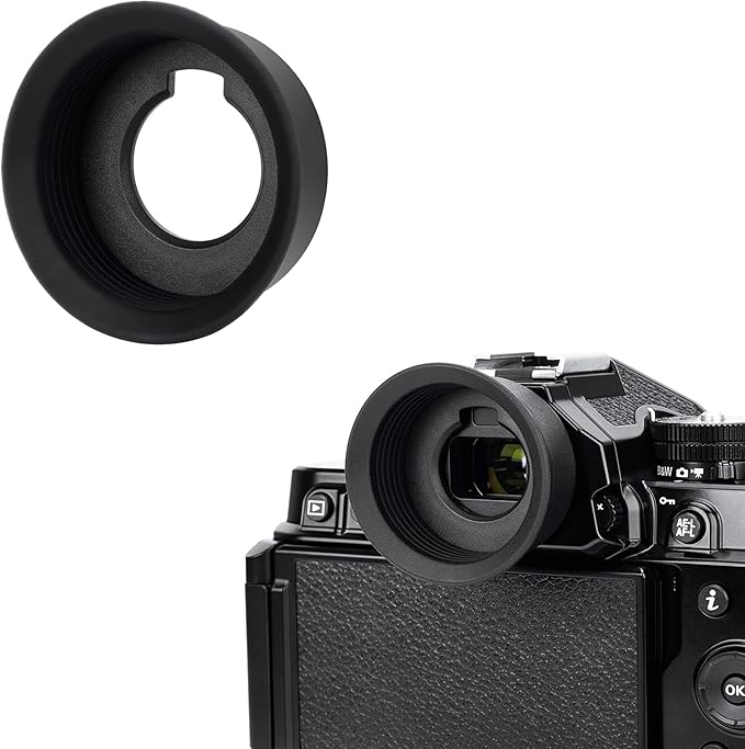 Upgraded DK-33 Z8 Z9 Zf Round Eye Cup Eyecup Eyepiece, Soft Rubber Eye Cup Viewfinder Cover for Nikon Zf Z9 Z8 Cameras, Replaces Nikon DK-33 Eyecup, Increased Depth Better for Viewfinder Protection