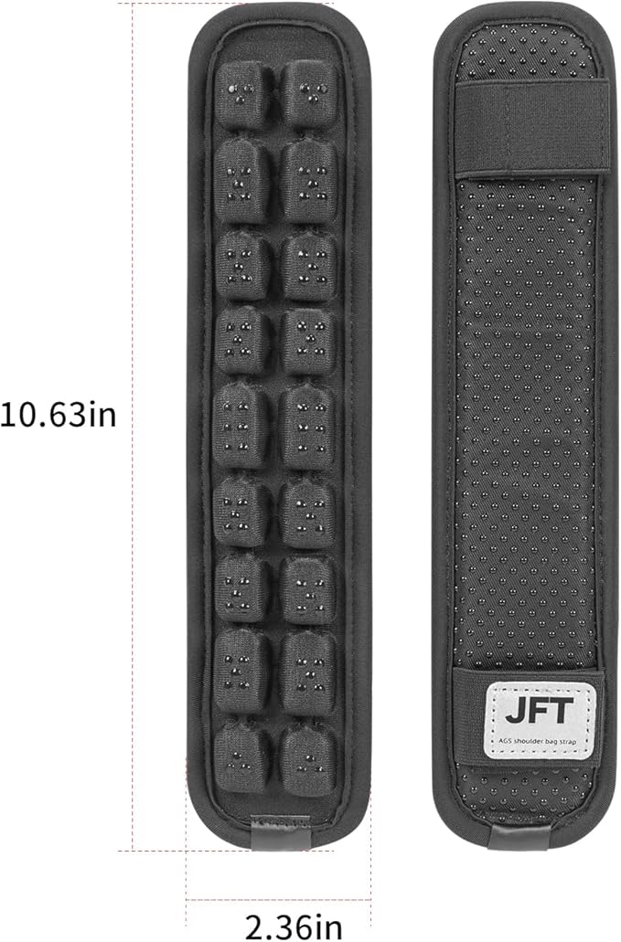 Shoulder Strap Pad of 3D Air Cushion, Backpack Accessories, Non-Slip Shoulder Strap Pad, for Hiking and Camping Bags, Bass Guitar Strap