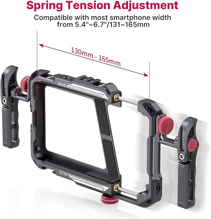 ULANZI F38 Camera Quick Release Plate w 1/4" to 3/8" Screw Thread + ULANZI Smartphone Video Rig with Handles