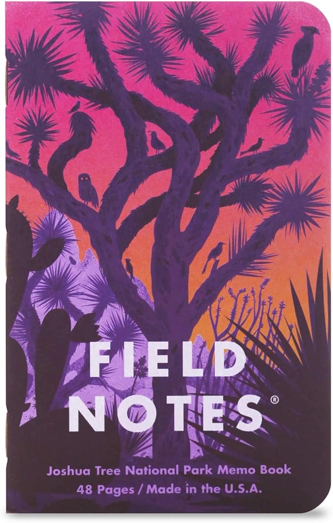 Field Notes: National Parks Series (Series B - Grand Canyon, Joshua Tree, Mount Rainier) - Graph Paper Memo Book 3-Pack - 3.5 x 5.5 Inch