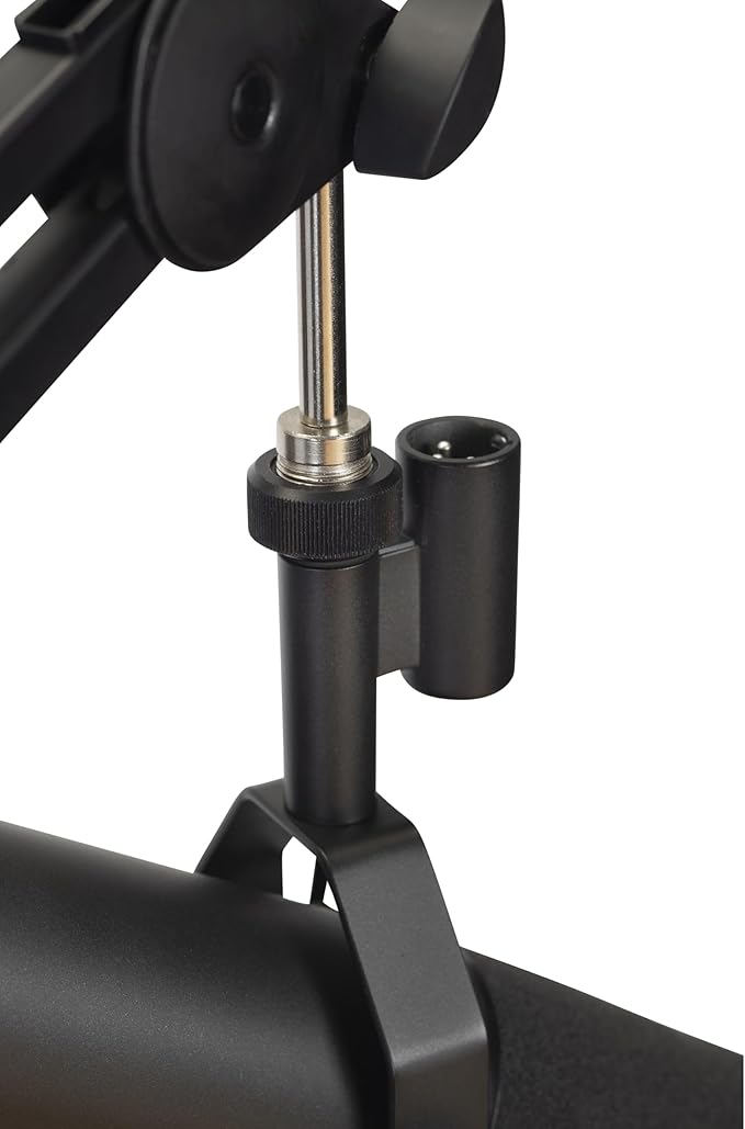 Gator Frameworks Deluxe Spring-loaded Desk-Mounted Microphone Boom Arm for Broadcasts, Podcasts, Content Creation, Live Streaming, & Similar Applications (GFWMICBCBM1000)