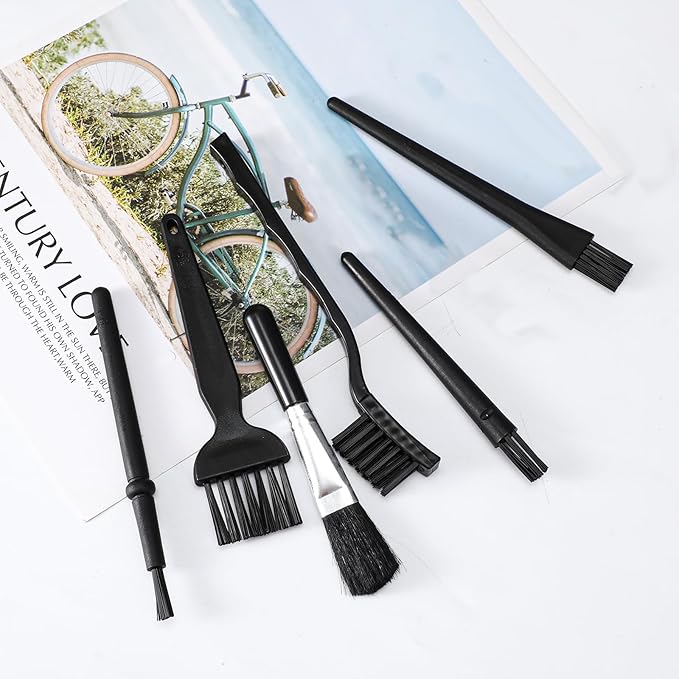 8 Pcs Anti Static Electronic Dust Cleaning Brushes Mini Keyboard Cleaning Brushes Kit Anti Static Brush for Laptop Computer Keyboard Motherboard Camera Small Space Car Lab(6)