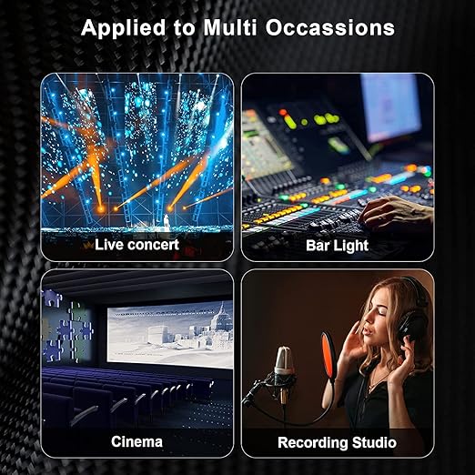 FIBBR XLR Cable 50ft/15M, Microphone Cable Nylon Braided XLR Male to Female Heavy Duty Balanced Microphone Cord Compatible with Preamps/Speaker Systems and More