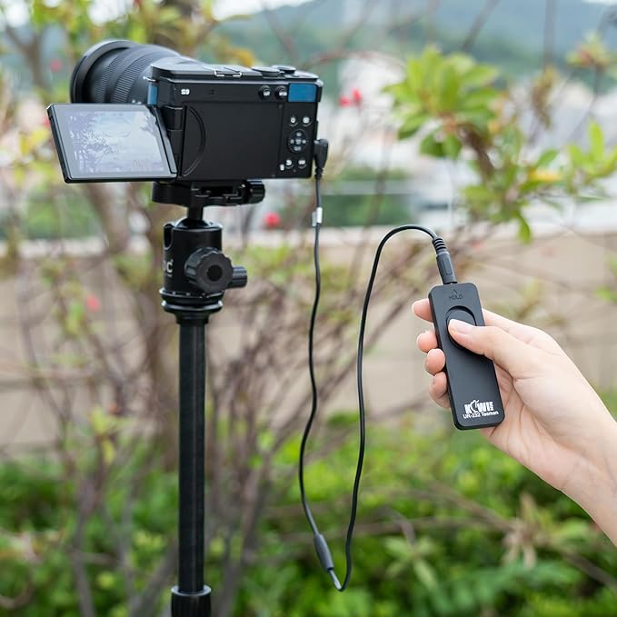 Kiwifotos Remote Control Shutter Release Cord for Panasonic Lumix S9 G100D Cameras, Cable Length 6.56ft, Remote Switch for Long Exposure, No Battery Required