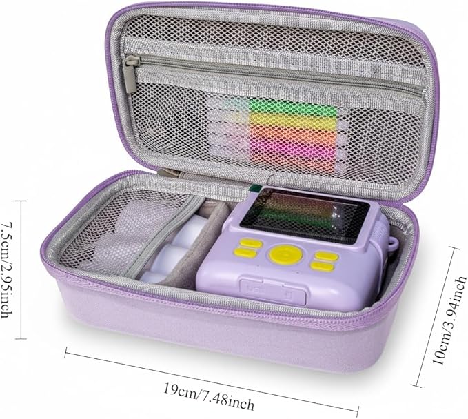 CltrCr Universal Kids Camera Case,for ESOXOFFORE for Dylanto for Anchioo for WEEFUN for GKTZ for Amzelas for Mafiti Instant Print Camera for Kids, Film Camera Storage Holder Organizer Bag (Case Only)