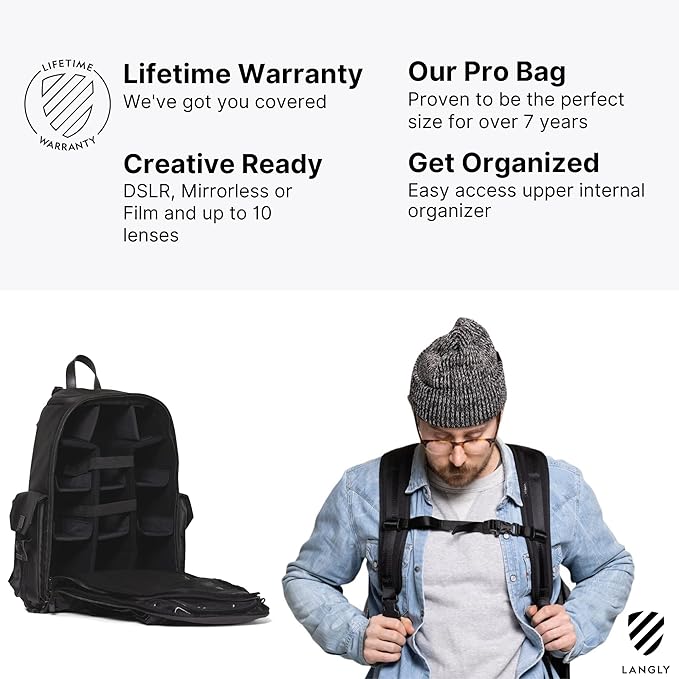 Langly Multi Globetrotter Camera Backpack