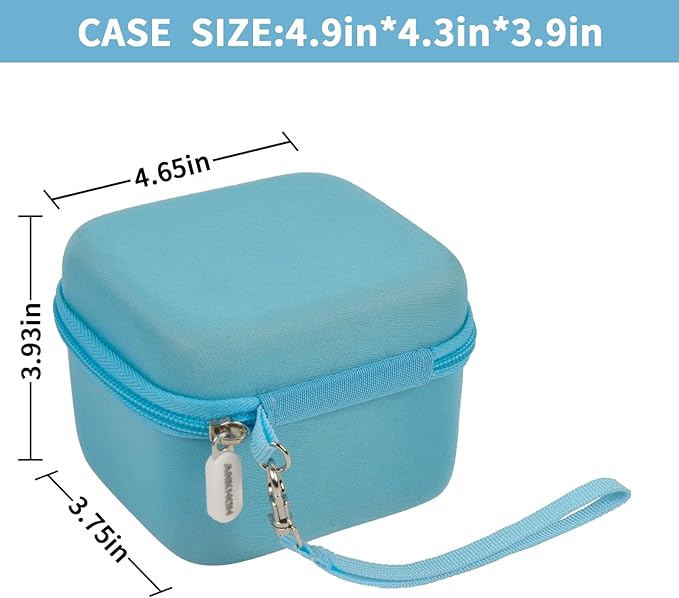 ANKHOH Case for Dylanto/for DUDUDRAGON/for Yehtta/for Gofunly/for LETSHAH Kids Camera Instant Print, 1080P Kid Cameras Storage Organizer Gifts Bag for Printing Paper and Toy Accessories,Blue-Only Box