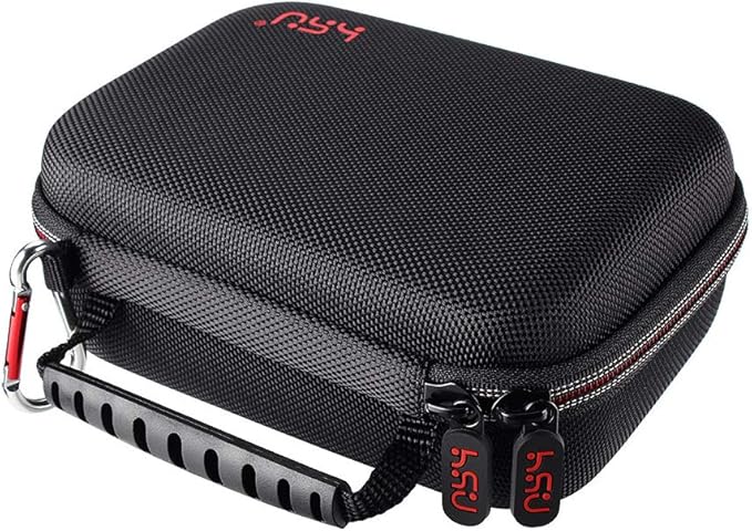 HSU Small Case for GoPro Hero 13/12/11/10/9/8/7/6/5 Black, Carrying Case for Action Cameras and GoPro Accessories(Small Size Red)