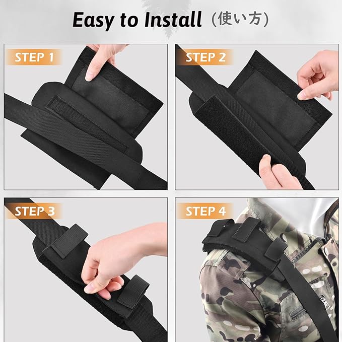 TRIWONDER Bag Shoulder Strap Replacement Adjustable Strap with Padded Metal Hooks for Crossbody Bags Messenger Bags Laptops