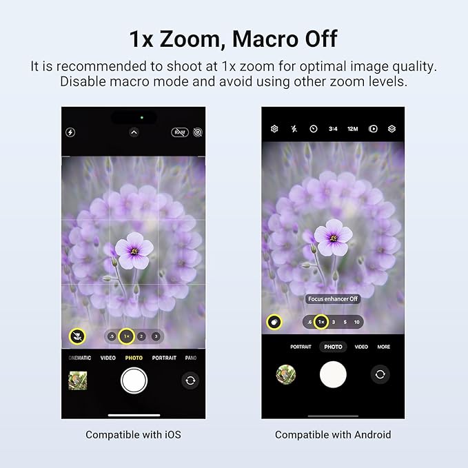 NEEWER 24mm Kaleidoscope Filter with Phone Clip, K9 Crystal Glass Prism Effect Filter for 17mm Threaded Lens Backplate, Phone Cage, Case Compatible with iPhone Android Samsung, FL-102