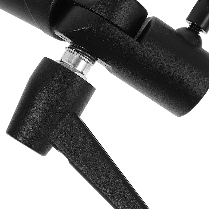 TOPPERFUN Metal Flash Lamp Holder H-Shaped Flashlight Stand Adapter for Off-Camera Tripod with Dual Flash Mount Photography Umbrella Clamp Bracket Aluminum Alloy