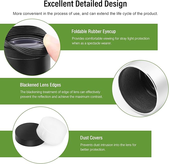 Astromania Telescope Eyepiece 25mm Plossl, 1.25 Inch Telescope Accessory Eyepiece Fully Multi Coated 4-Element Plossl Design, Metal 50 Degree Apparent Field of View for Astronomy Telescopes & Filters