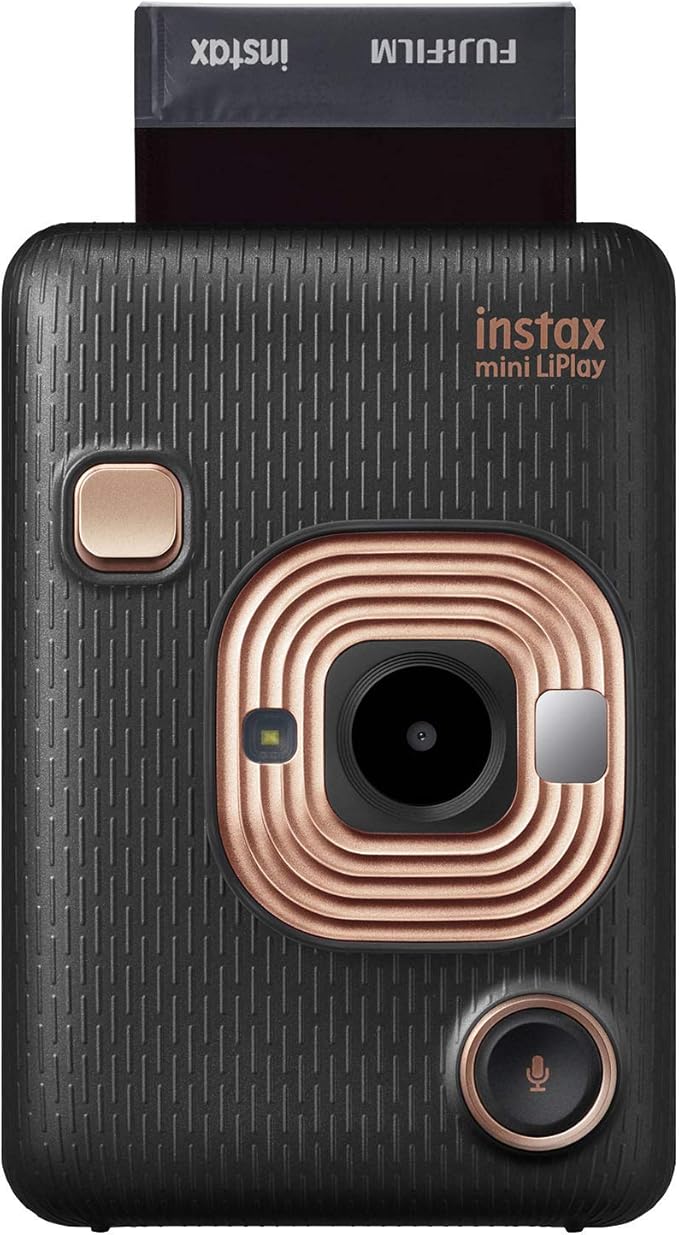 instax mini LiPlay 2-in-1 Hybrid Instant Photo Camera and Printer with 2.7 inch LCD Screen, mini Film formT,Elegant Black