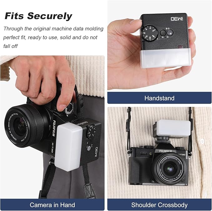 3Pack Flash Diffusers for Godox im30 Flash Only Compatible with Godox im30 (3-White)