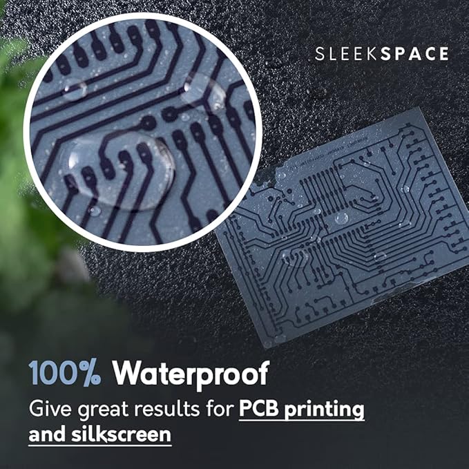 Sleek Space Milky Transparency Film for Inkjet Printers, Screen Printing | 100% Waterproof, Anti-curl, Anti-static | High Ink Density, Quick Dry Ink | For Silk Screen, Offset, T-Shirts | 190 +/-5 psm