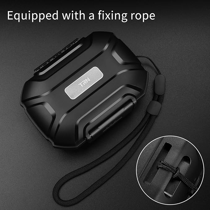 KZ ZS12 Pro X Case for in Ear Monitor IEM, KYUHEEO TRN Wired Earbuds Hard Case,Waterproof Earphone Storage Box Bag for KZ ZS10 Pro/ZAR/Gale/ZAS, Moondrop CHU 2, SIMGOT, CCA CRA, IEM Cable