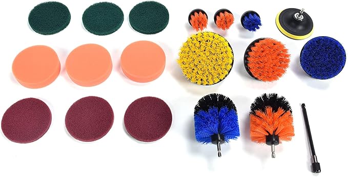 Drill Brush Kit Cleaning Set for Household Nylon Plastic Material