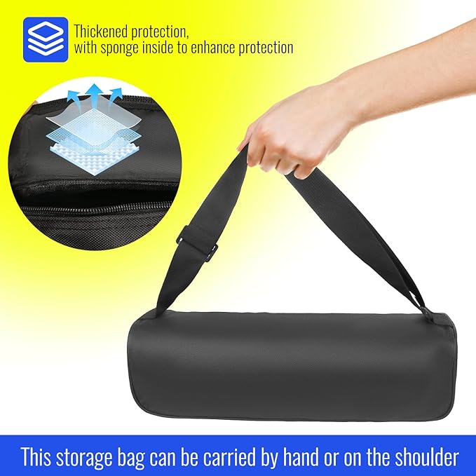 Tripod Carrying Case - 29.92 in x 6.69 in x 7.87 in - 600D Oxford Tripod Carrying Case Bag with Strap for Light Stands, Boom Stand, Tripod